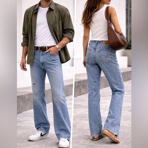 Vintage Levi’s 517 Bootcut Jeans Red Tab 38x32